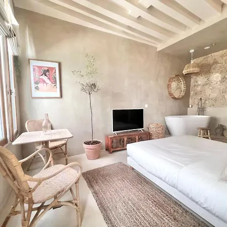 Studio De Charme Pour Un Sejour En Amoureux - 2P - Flat-Guest Paris Exterior photo